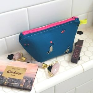 🪡🦝 Handmade cotton pouch!